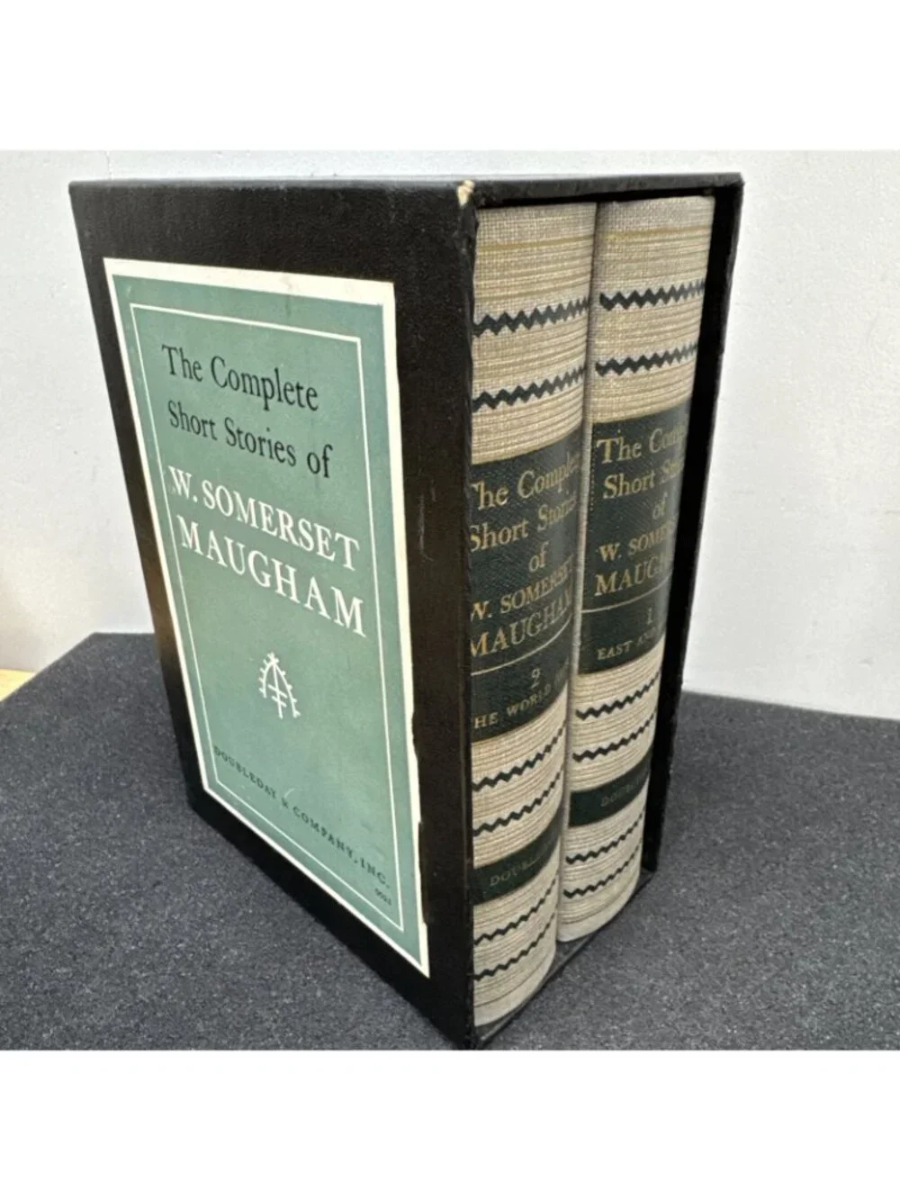 Short Stories Of W. Somerset Maugham 2-Volume Hardcover Set Doubleday Slipcase